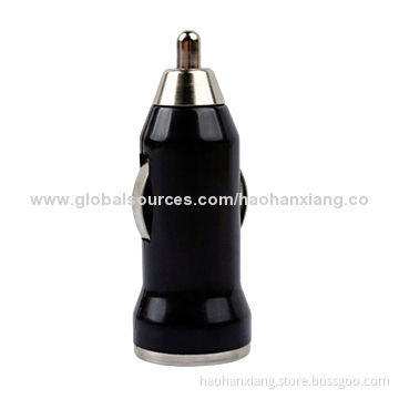 Fashion portable car charger for iPhone 5/iPhone 5S/iPad